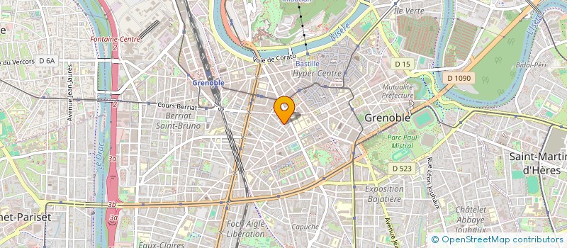 localisation de l'entreprise NICALMAX  GRENOBLE