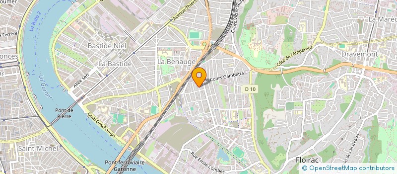 localisation de l'entreprise NICAM  FLOIRAC