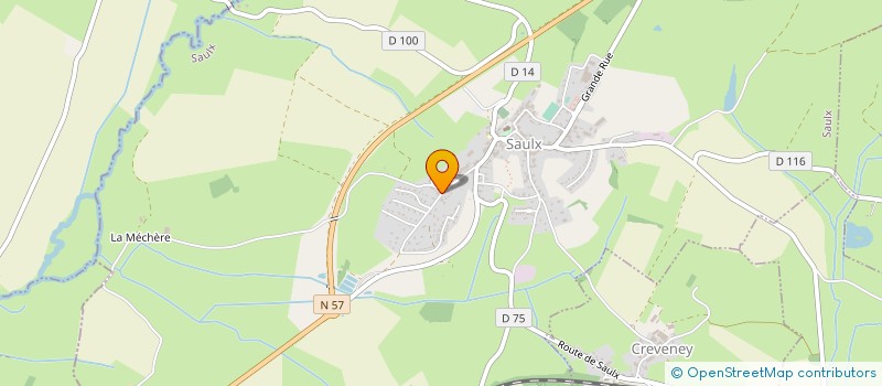 localisation de l'entreprise NICAM IMMOBILIER 70  SAULX