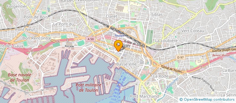 localisation de l'entreprise NICAMA  TOULON