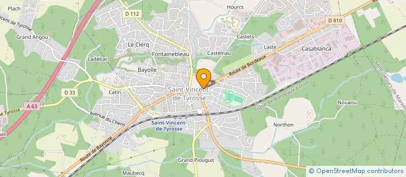 localisation de l'entreprise NICANNE à SAINT-VINCENT-DE-TYROSSE