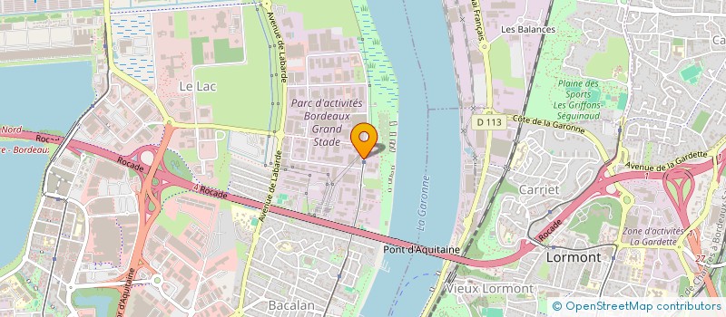 localisation de l'entreprise NICAP à BORDEAUX