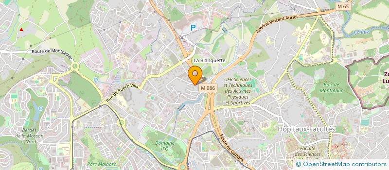 localisation de l'entreprise NICARD RUBBO INDIVISION à MONTPELLIER