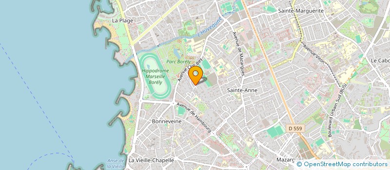 localisation de l'entreprise NICARO à MARSEILLE