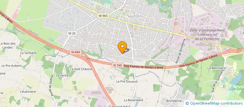 localisation de l'entreprise NICAUME SAS  SAINT-ETIENNE-DE-MONTLUC