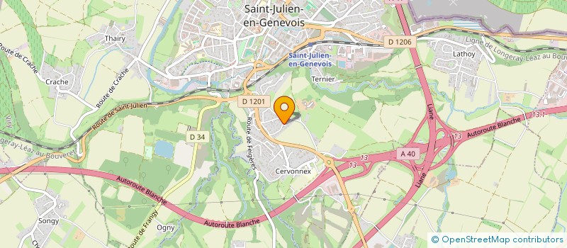 localisation de l'entreprise NICAUREL  SAINT-JULIEN-EN-GENEVOIS