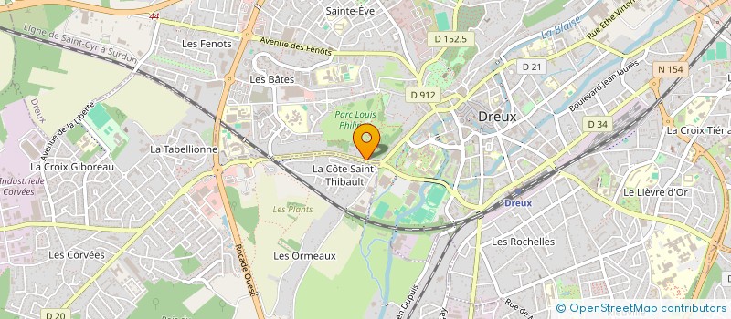 localisation de l'entreprise NICAY à DREUX