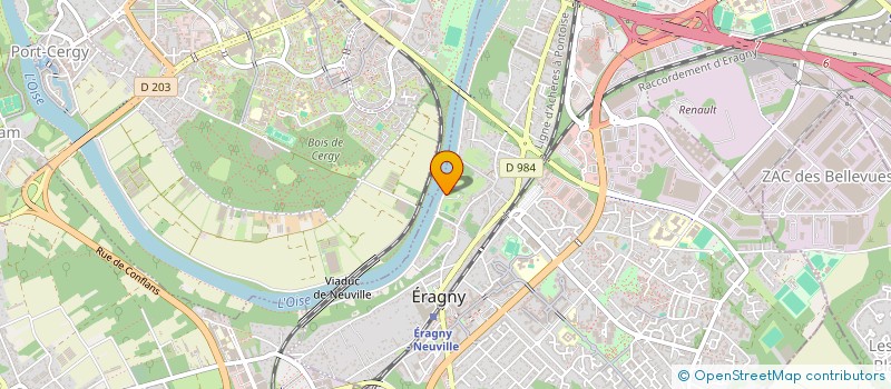 localisation de l'entreprise NICE AF-FL  ERAGNY