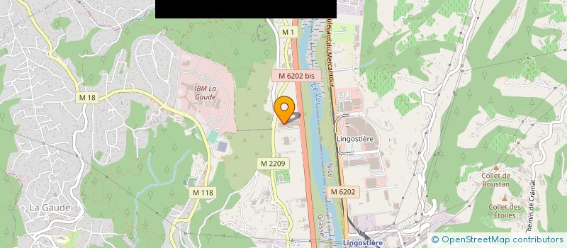 localisation de l'entreprise NICE AGRUMES à LA GAUDE