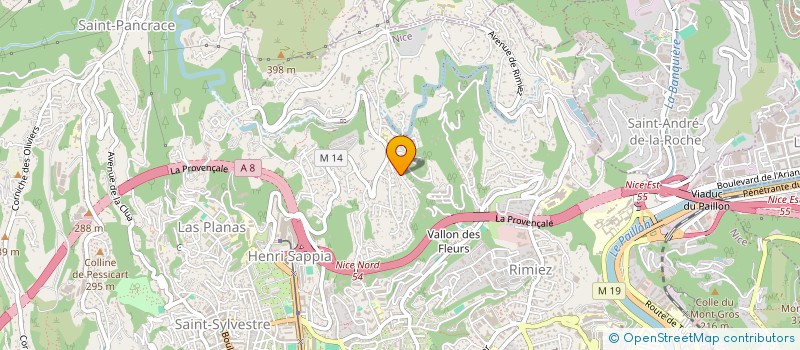 localisation de l'entreprise NICE ALPES CONSTRUCTIONS  NICE