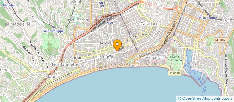 localisation de l'entreprise NICE ASSETS SCI  NICE
