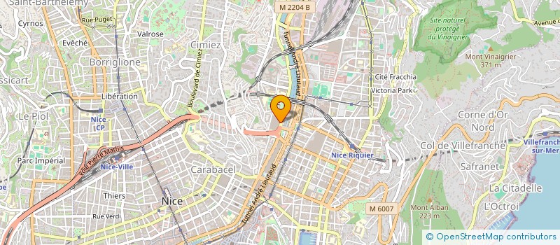 localisation de l'entreprise NICE BAIE DES ANGES ASSOCIATIONS  NICE