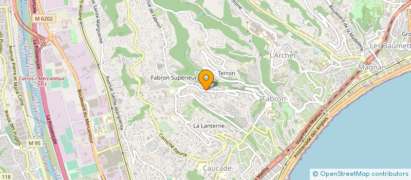 localisation de l'entreprise NICE BALLET THEATRE  NICE