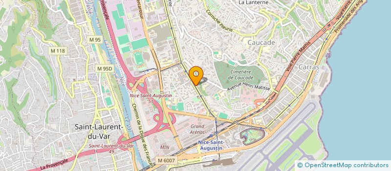 localisation de l'entreprise NICE BLE DES ANGES à NICE