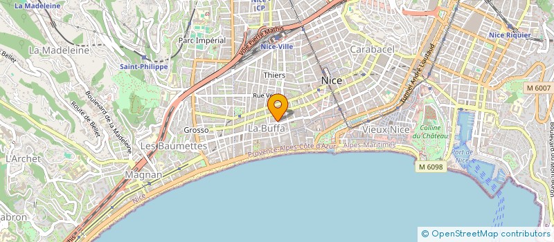 localisation de l'entreprise NICE BOOKING IMMOBILIER à NICE