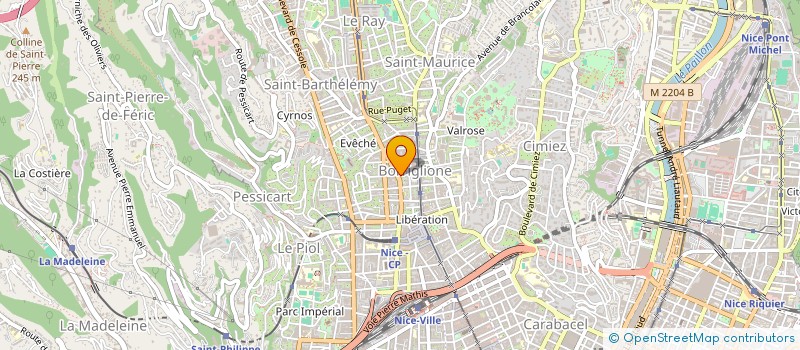 localisation de l'entreprise NICE BRAIN à NICE