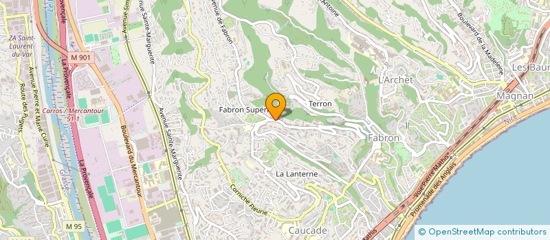 localisation de l'entreprise NICE CONCEPT  SAINT-LAURENT-DU-VAR