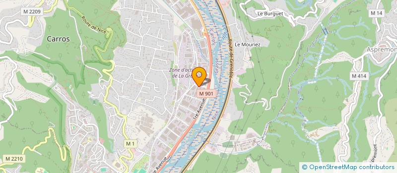 localisation de l'entreprise NICE DEMENAGEMENTS à CARROS