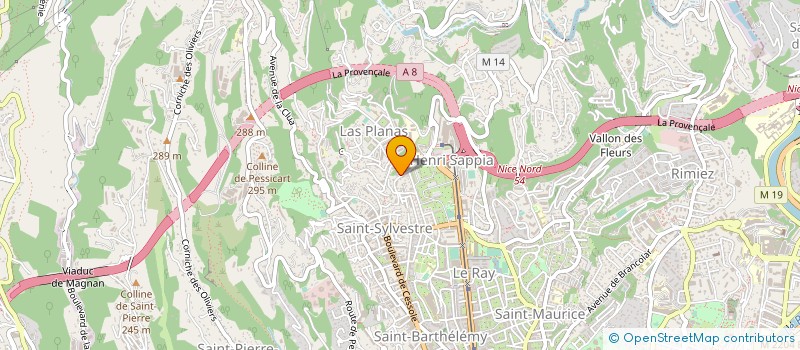 localisation de l'entreprise NICE DESINSECTISATIONS à NICE