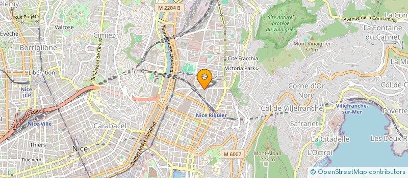 localisation de l'entreprise NICE DOMICILIATION  NICE