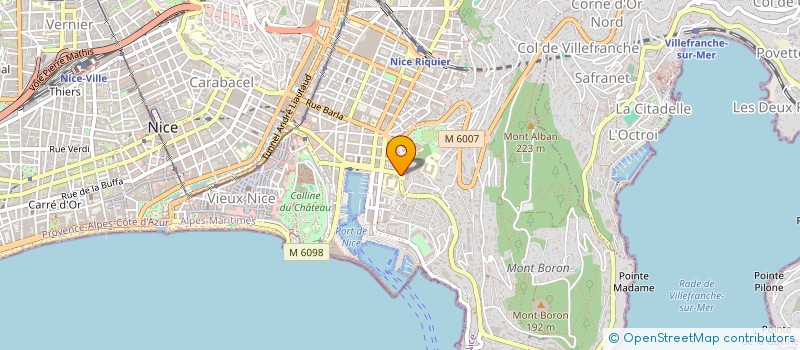 localisation de l'entreprise NICE ELITE SPORT à NICE