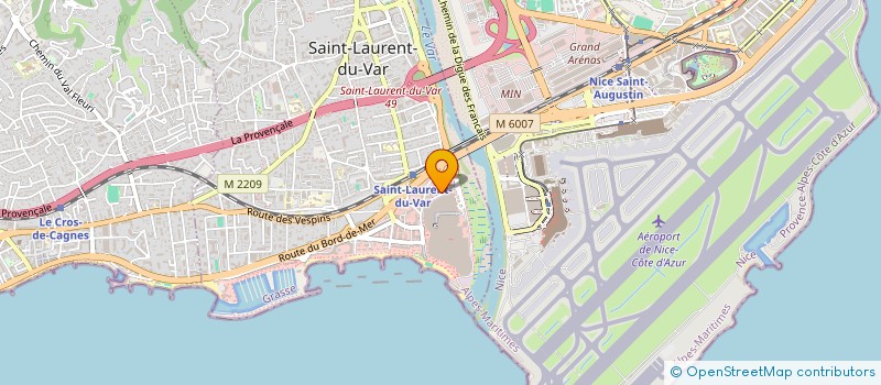 localisation de l'entreprise NICE EXPERTISE à SAINT LAURENT DU VAR