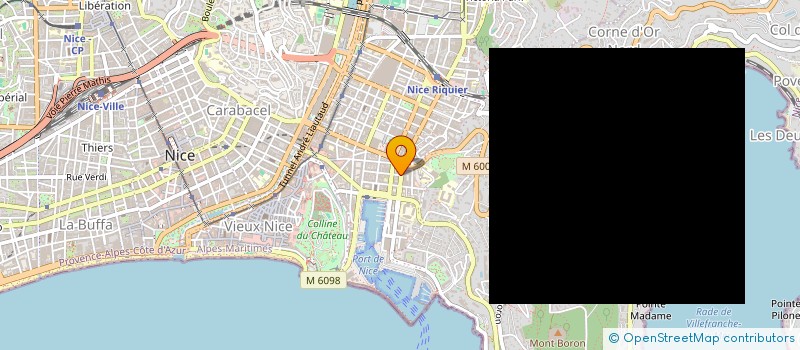 localisation de l'entreprise NICE FOOD'HELL à NICE
