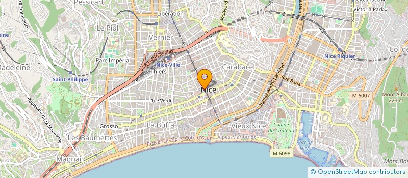 localisation de l'entreprise NICE GRAPH X à NICE