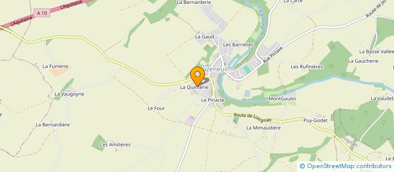 localisation de l'entreprise NICE HOUSE à JAZENEUIL