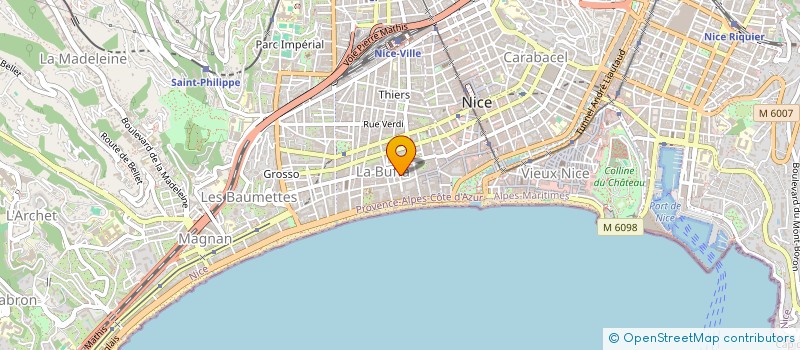 localisation de l'entreprise NICE IDB à NICE