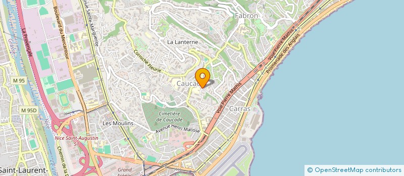 localisation de l'entreprise NICE IMMOBILIER COTE D'AZUR à NICE
