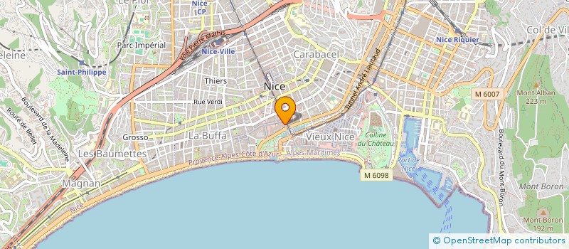 localisation de l'entreprise NICE IND' à NICE