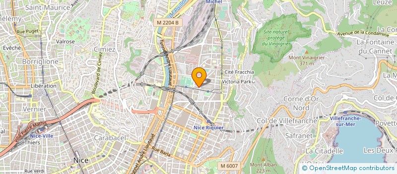 localisation de l'entreprise NICE METROPOLE DES ARTS ET METIERS à NICE