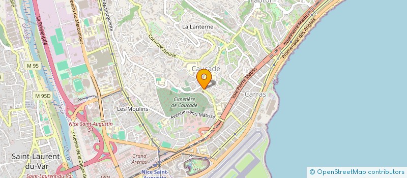 localisation de l'entreprise NICE MOTORS à NICE