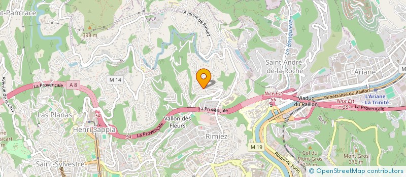 localisation de l'entreprise NICE MUSIC CONNECTION  NICE