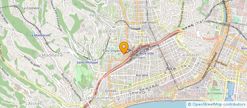 localisation de l'entreprise NICE NET à NICE