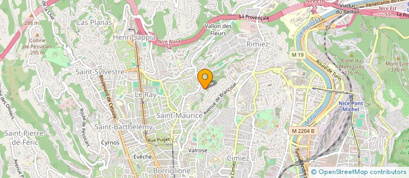 localisation de l'entreprise NICE NORD CHAUFFAGE  NICE