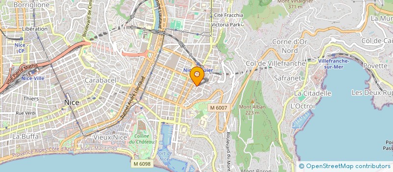 localisation de l'entreprise NICE RIQUIER  NICE