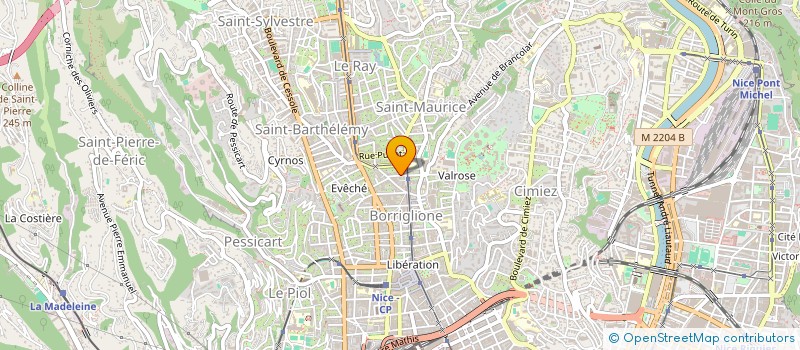 localisation de l'entreprise NICE RIVIERA GARDEN  NICE