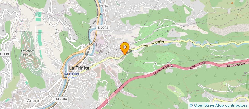 localisation de l'entreprise NICE SERRURES ET FERMETURES à LA TRINITE