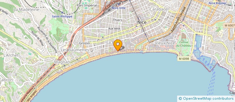 localisation de l'entreprise NICE STORE à NICE