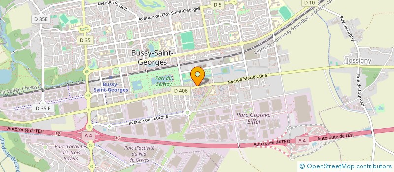 localisation de l'entreprise NICE SUSHI  BUSSY-SAINT-GEORGES