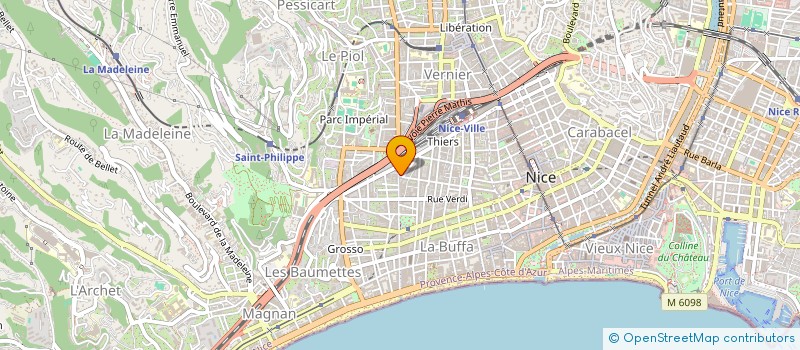 localisation de l'entreprise NICE TRAITEUR à NICE