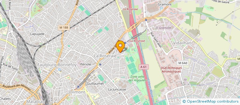 localisation de l'entreprise NICE UP à TOULOUSE