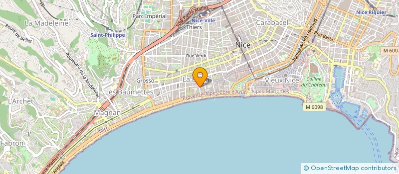 localisation de l'entreprise NICE WEB NET SERVICE à NICE