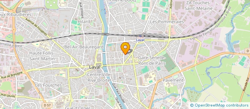localisation de l'entreprise NICEDAU à LAVAL