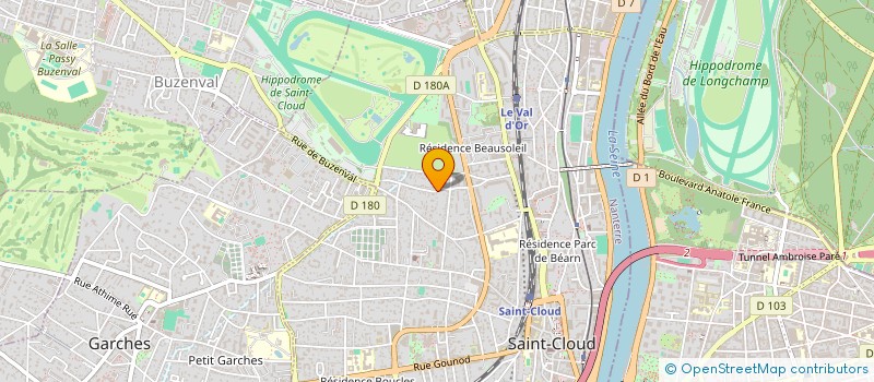 localisation de l'entreprise NICEL à SAINT-CLOUD