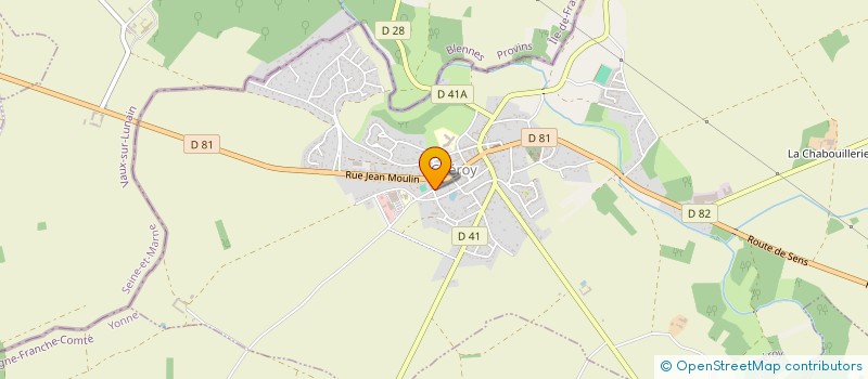 localisation de l'entreprise NICELA à CHEROY