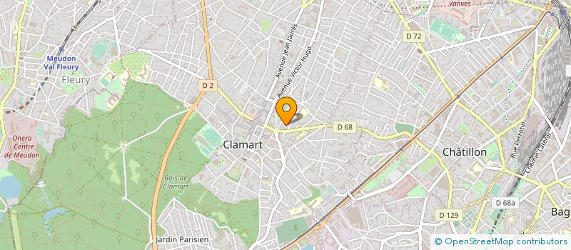 localisation de l'entreprise NICEMA  CHATILLON