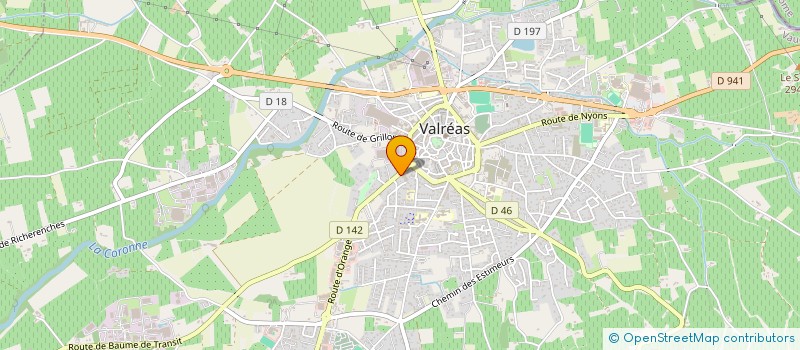 localisation de l'entreprise NICEN à VALREAS